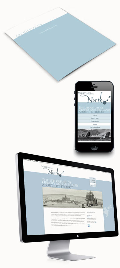 Photo of 'Writing the North', online and offline.
